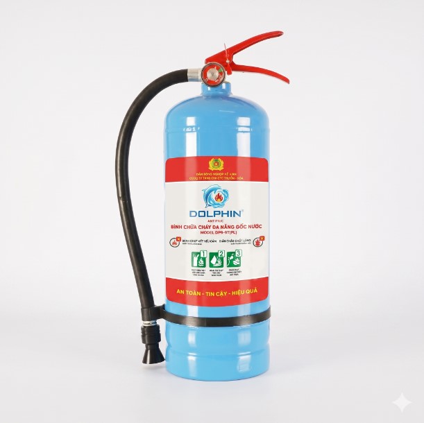 Chữa Cháy Đa Năng Gốc Nước Dolphin vỏ thép 3,5 lít DPA-T3PL